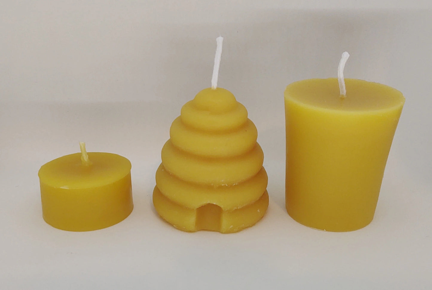 Bees Wax Candles Votives and Tea Lights