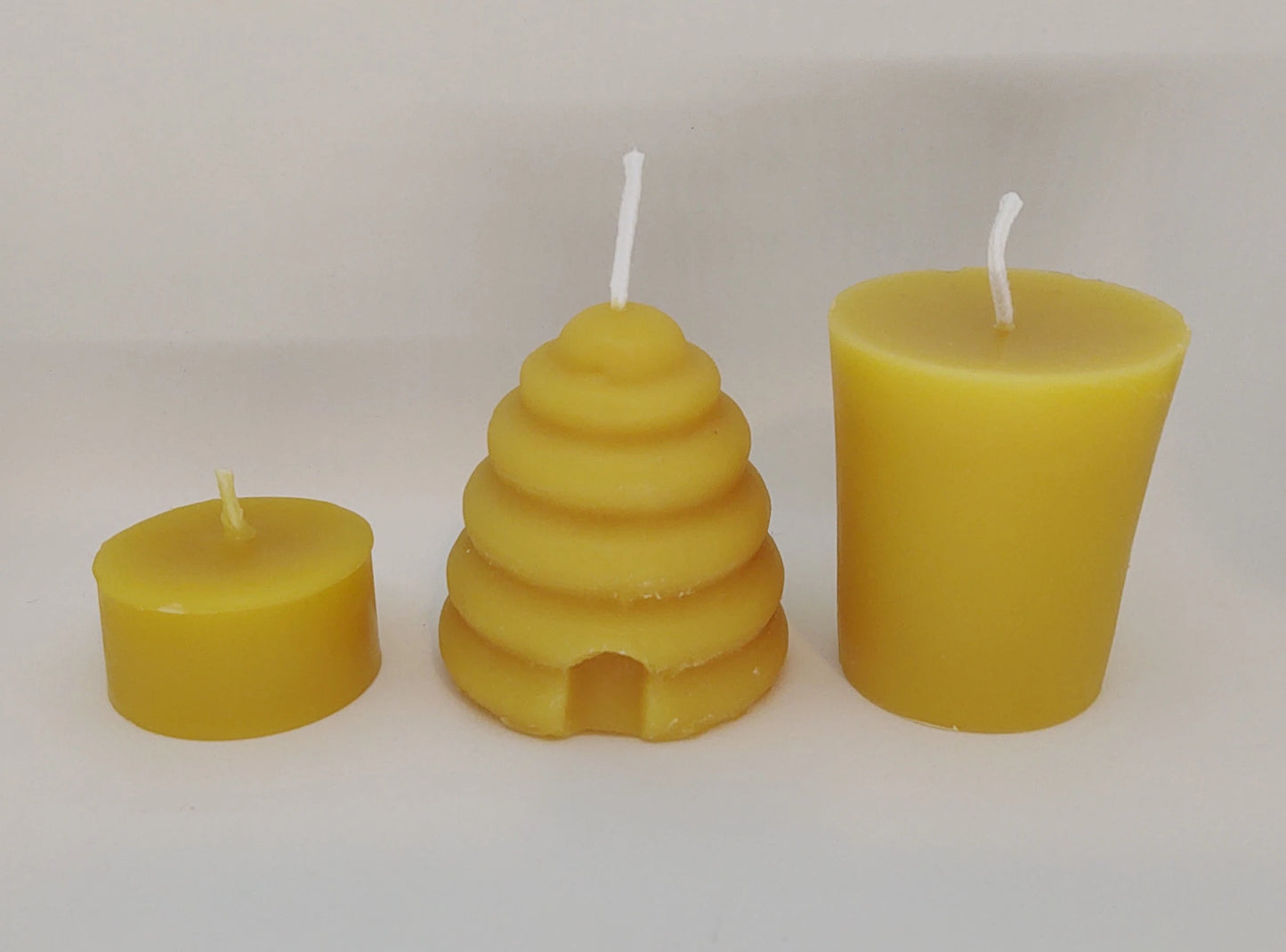 Bees Wax Candles Votives and Tea Lights