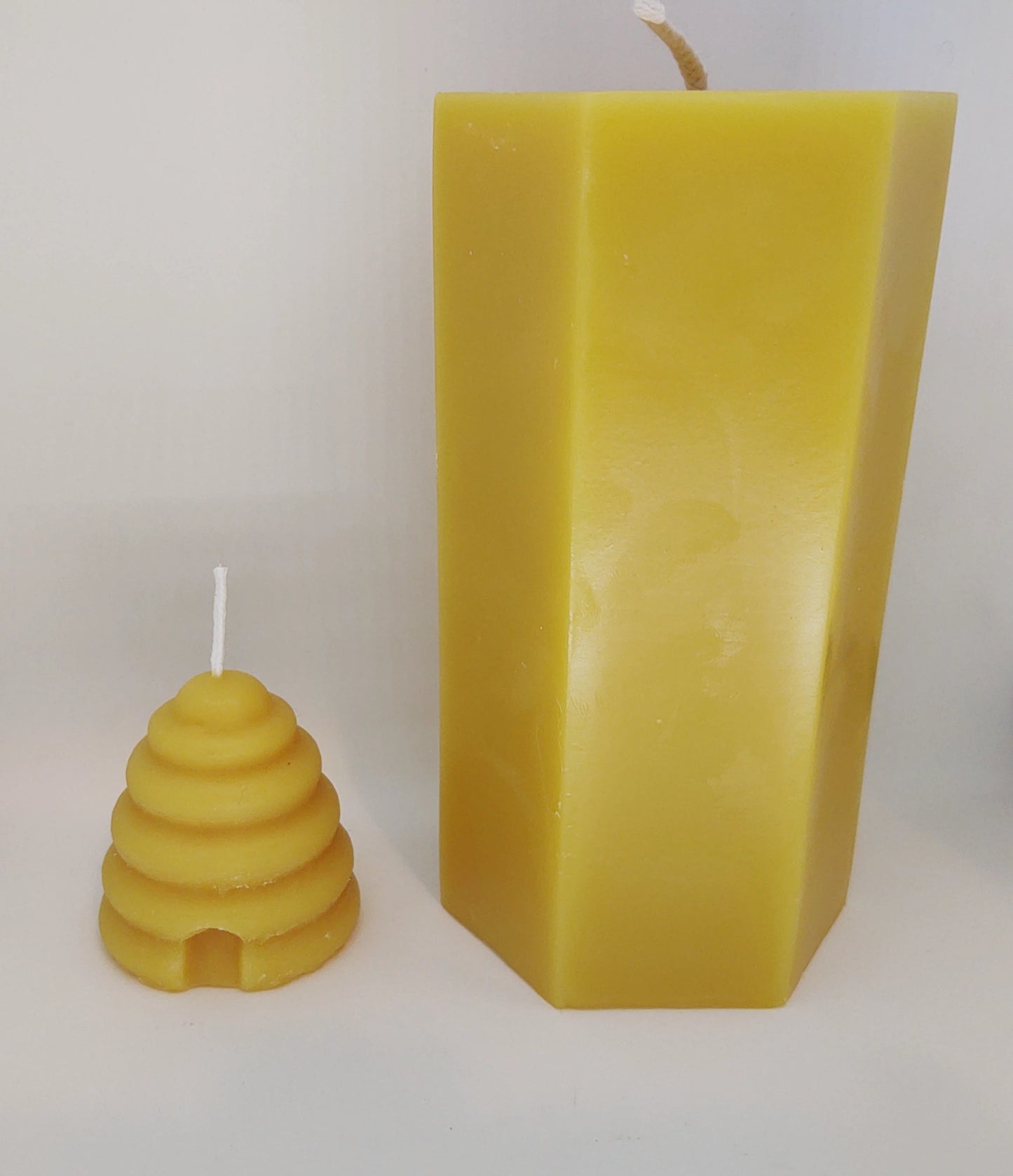 Bees Wax Candles Hexagon Pillar