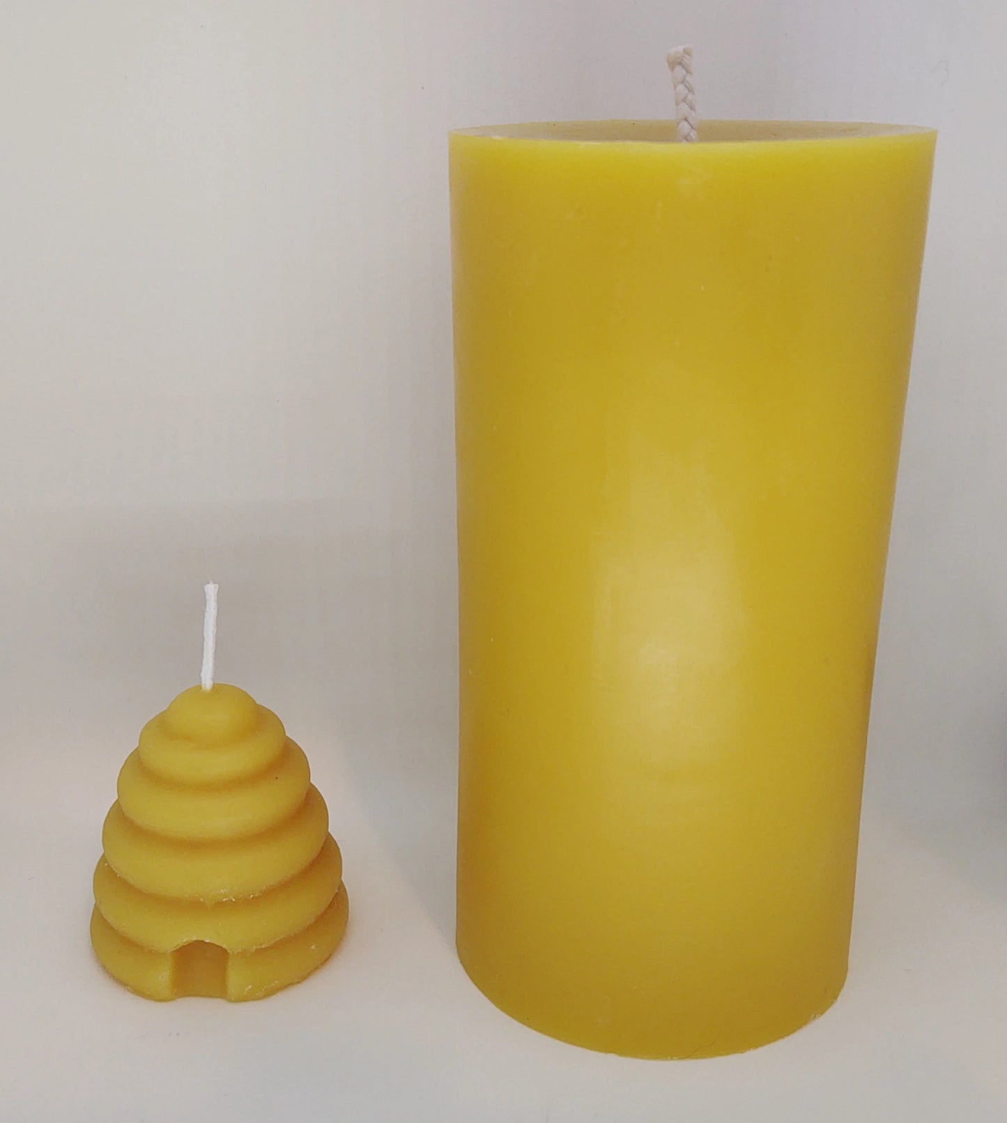 Bees Wax Candles 3 Inch Round Pillars