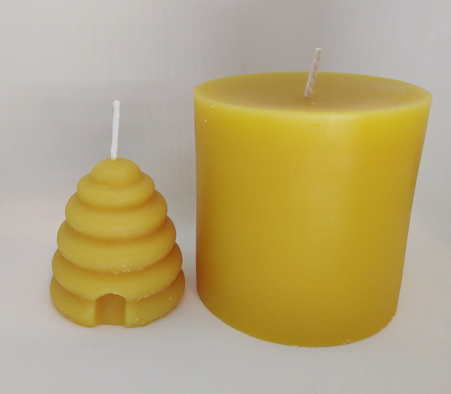 Bees Wax Candles 3 Inch Round Pillars