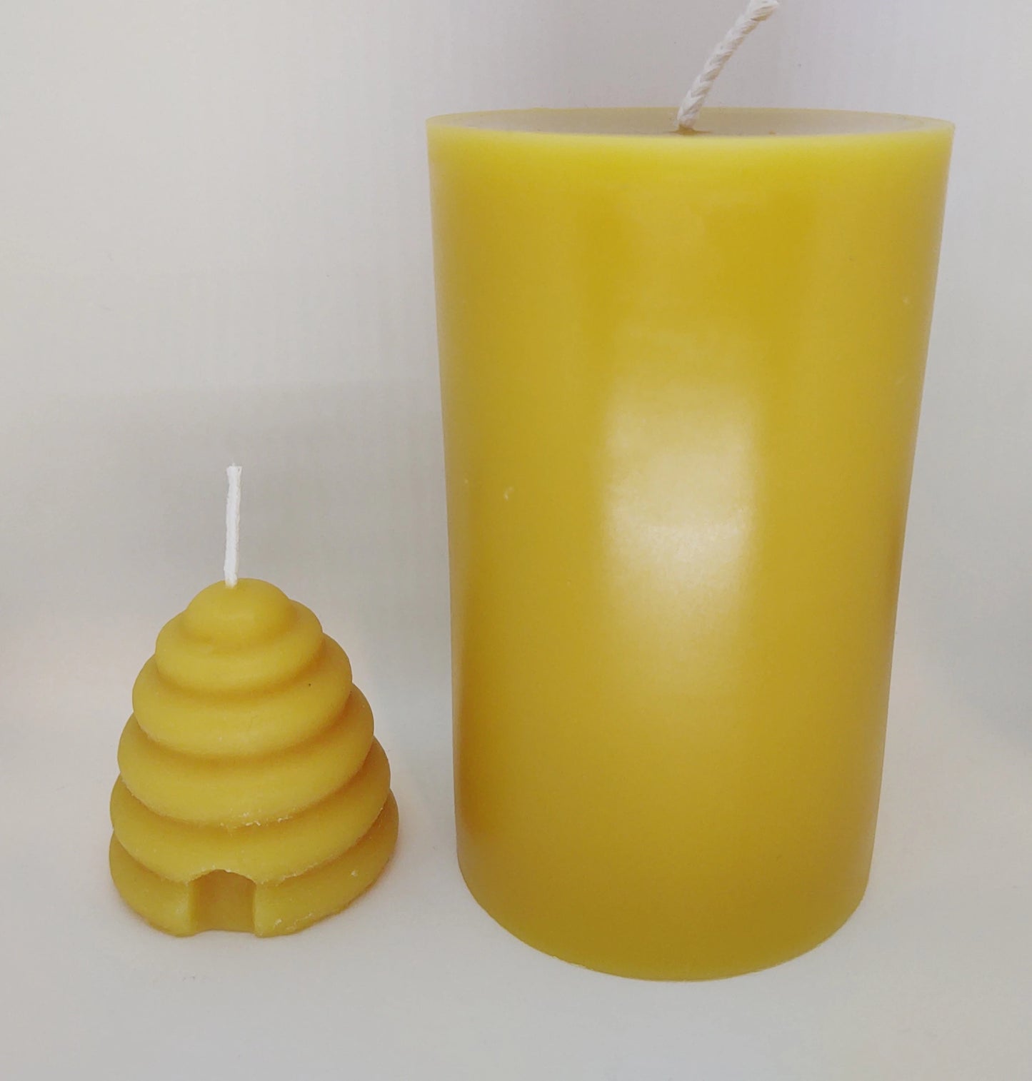 Bees Wax Candles 3 Inch Round Pillars