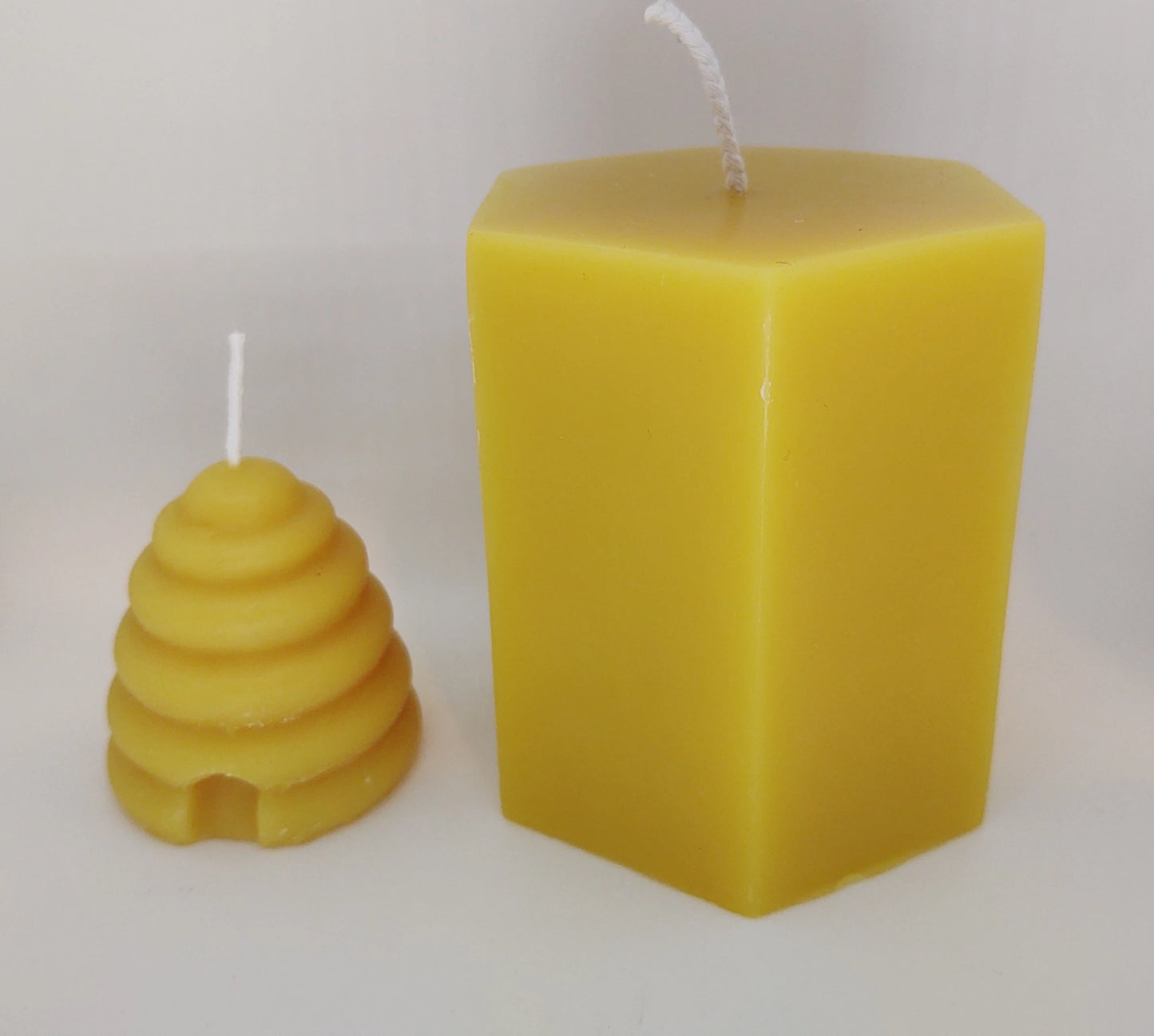 Bees Wax Candles Hexagon Pillar