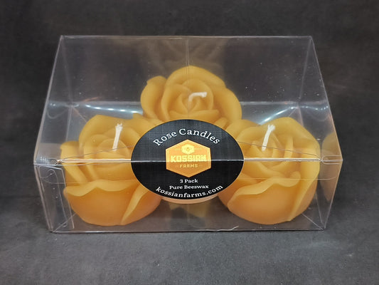 Rose Candle 3 Pack