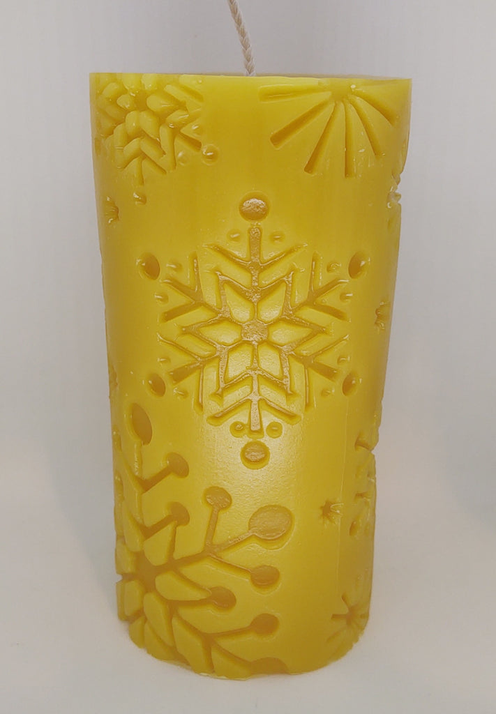 Victorian Bell Beeswax Pillar Candle 100% All Natural Bees Wax